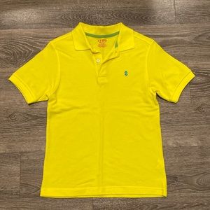 IOZD, Boys 2-Button Polo, Yellow, M (10-12)